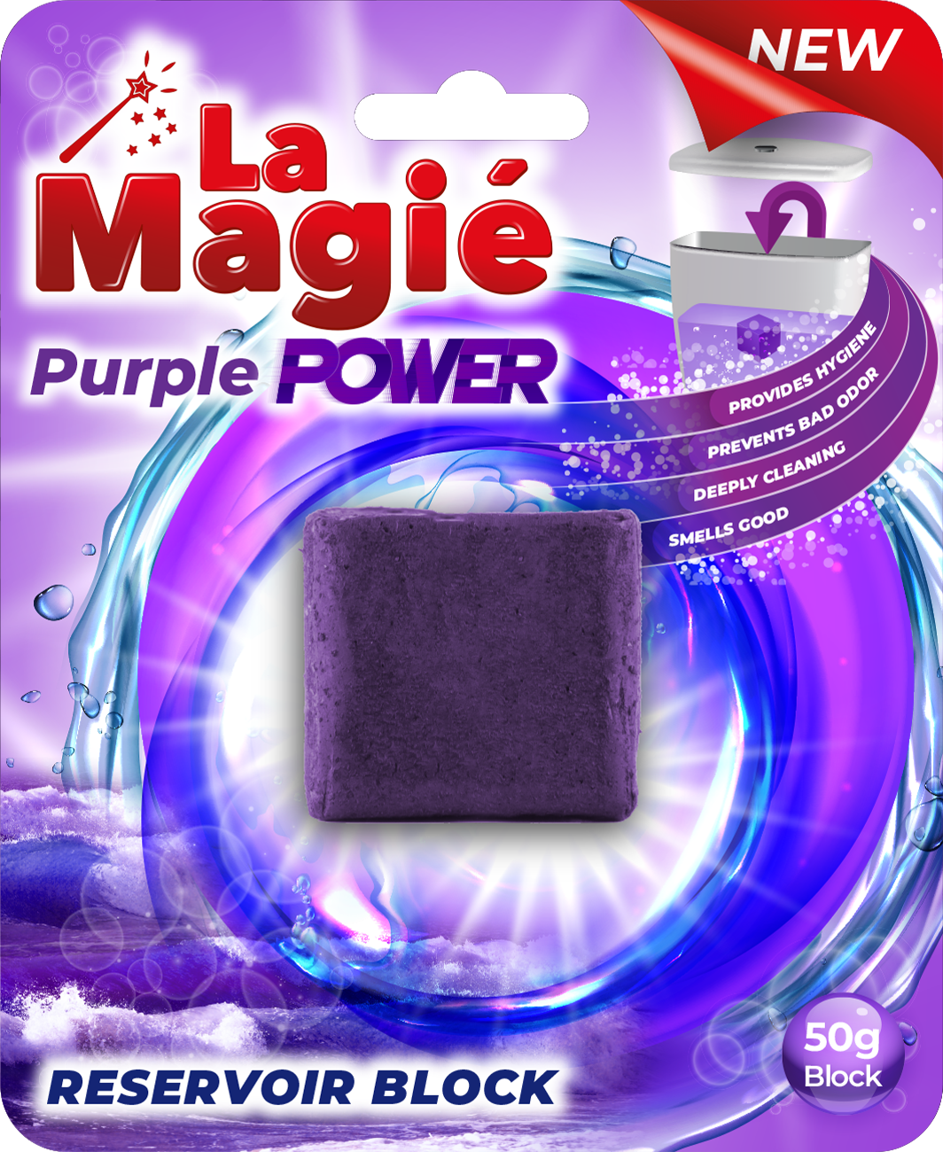 LA MAGIÉ PURPLE POWER 50 G RESERVOIR BLOCK